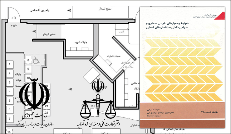 ضوابط طراحی ساختمانهای قضایی (طراحی دادگاه ، دادسرا و …)